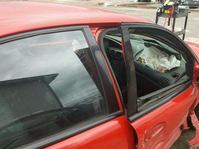 1G2WP52KXXF332525 - 1999 PONTIAC GRAND PRIX RED photo 10