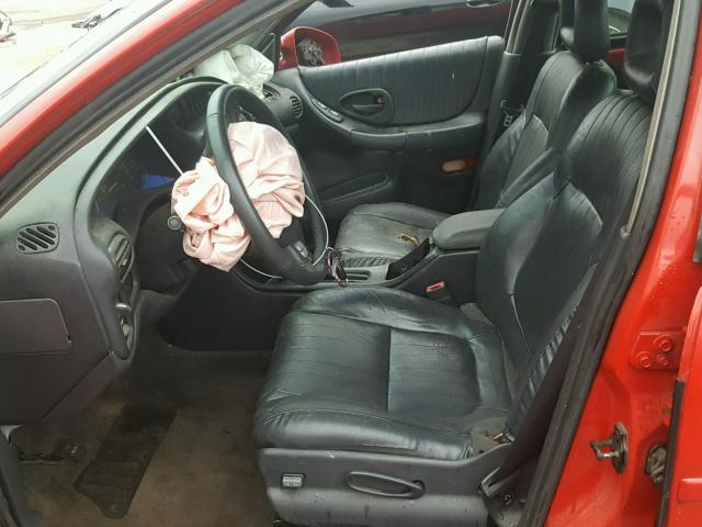 1G2WP52KXXF332525 - 1999 PONTIAC GRAND PRIX RED photo 5
