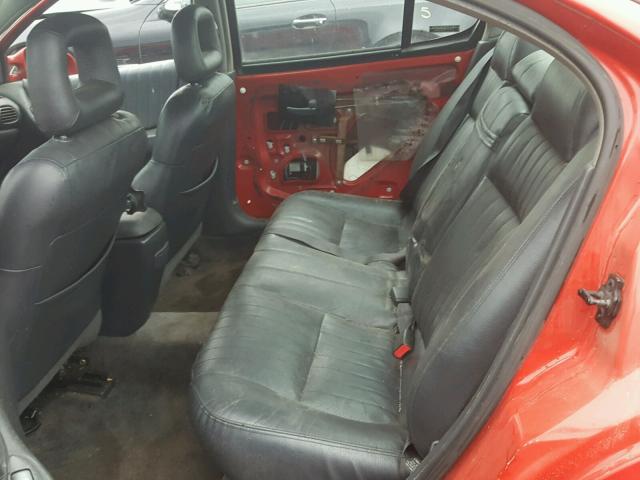 1G2WP52KXXF332525 - 1999 PONTIAC GRAND PRIX RED photo 6