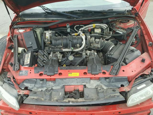 1G2WP52KXXF332525 - 1999 PONTIAC GRAND PRIX RED photo 7