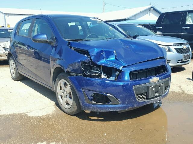 1G1JA6SHXE4150343 - 2014 CHEVROLET SONIC LS BLUE photo 1