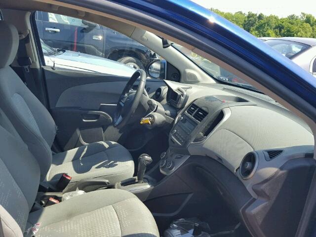 1G1JA6SHXE4150343 - 2014 CHEVROLET SONIC LS BLUE photo 5