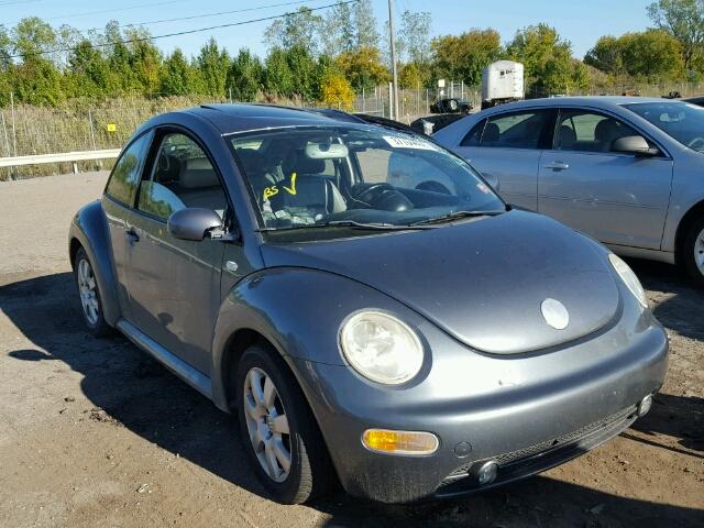 3VWDD21C23M428340 - 2003 VOLKSWAGEN NEW BEETLE GRAY photo 1