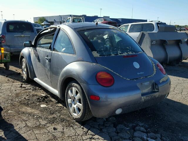 3VWDD21C23M428340 - 2003 VOLKSWAGEN NEW BEETLE 灰色 照片 3