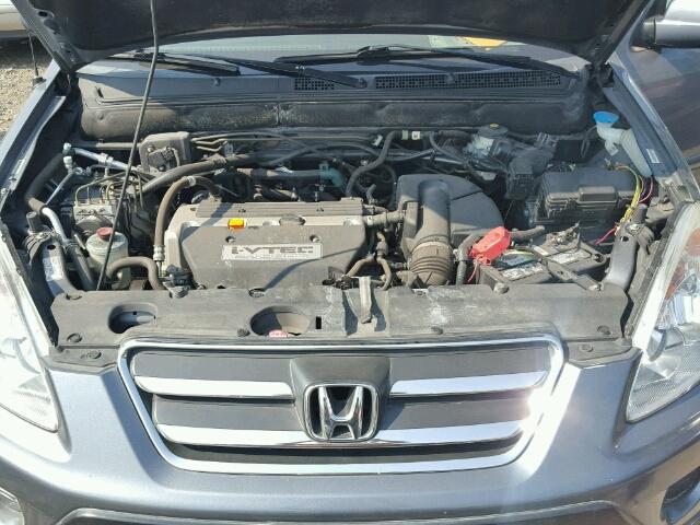 JHLRD78926C012023 - 2006 HONDA CR-V SE SILVER photo 7