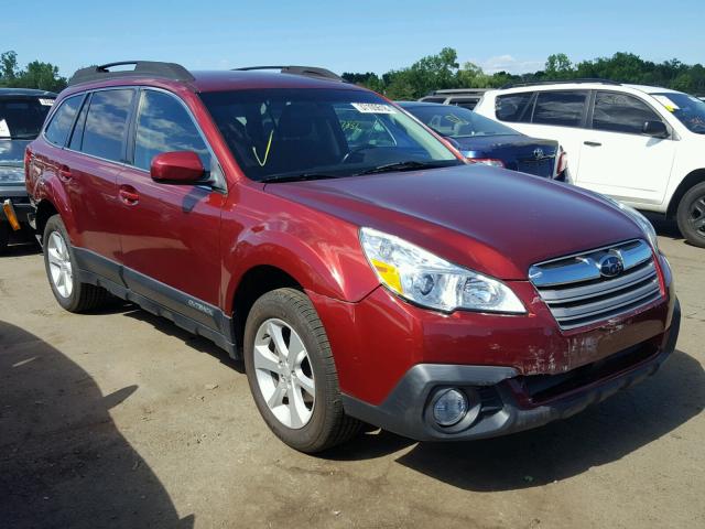 4S4BRCBC2D3247611 - 2013 SUBARU OUTBACK 2. RED photo 1