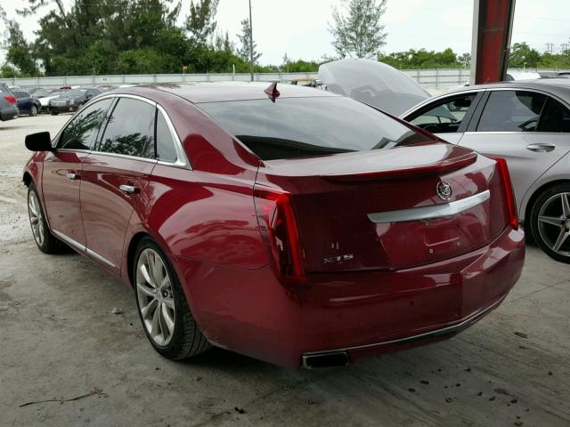 2G61M5S31E9146954 - 2014 CADILLAC XTS LUXURY RED photo 3