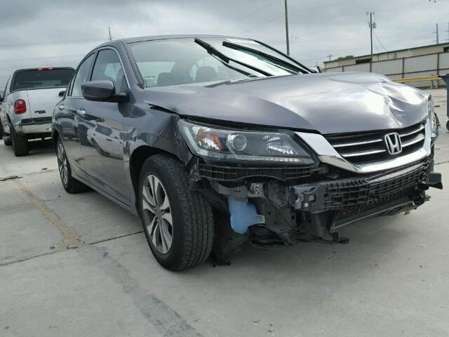 1HGCR2F37FA227125 - 2015 HONDA ACCORD LX GRAY photo 1