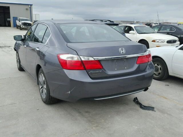 1HGCR2F37FA227125 - 2015 HONDA ACCORD LX GRAY photo 3