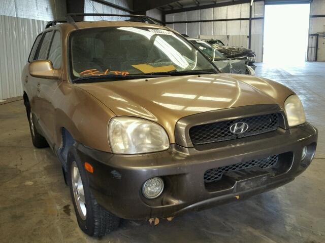 KM8SC73D72U191222 - 2002 HYUNDAI SANTA FE G GOLD photo 1