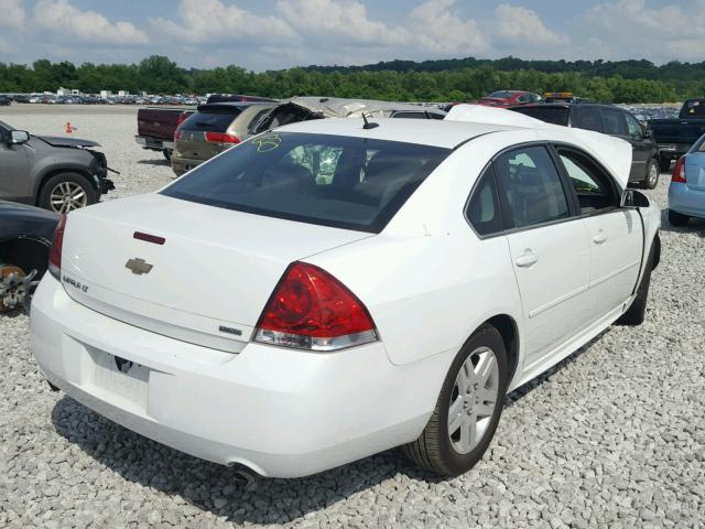 2G1WB5E31E1107227 - 2014 CHEVROLET IMPALA LIM WHITE photo 4