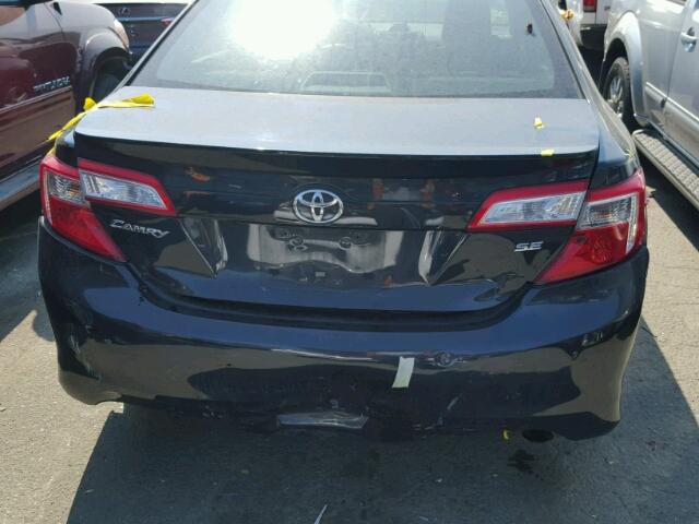 4T1BF1FK0EU390261 - 2014 TOYOTA CAMRY L BLACK photo 9