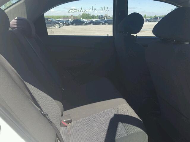 KL1TD55678B147127 - 2008 CHEVROLET AVEO BASE Blanc photo 6