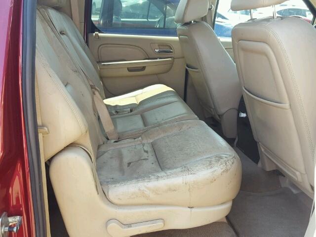 1GYFK26259R166638 - 2009 CADILLAC ESCALADE RED photo 6