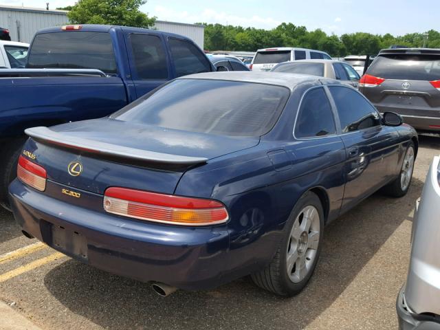 JT8JZ31C2N0004447 - 1992 LEXUS SC 300 BLUE photo 4