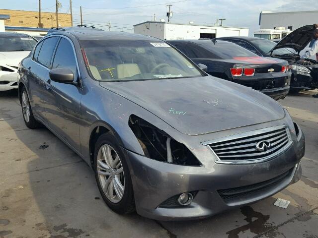 JN1CV6AP5CM936841 - 2012 INFINITI G37 BASE/S SILVER photo 1