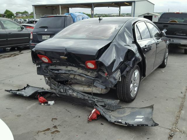 1G1ZC5E09AF190649 - 2010 CHEVROLET MALIBU 1LT BLACK photo 4