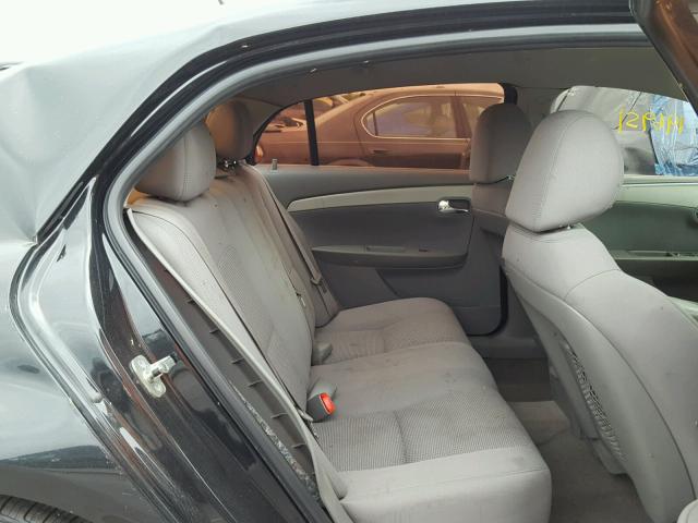 1G1ZC5E09AF190649 - 2010 CHEVROLET MALIBU 1LT BLACK photo 6