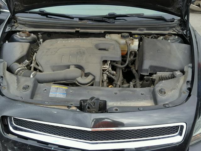 1G1ZC5E09AF190649 - 2010 CHEVROLET MALIBU 1LT BLACK photo 7
