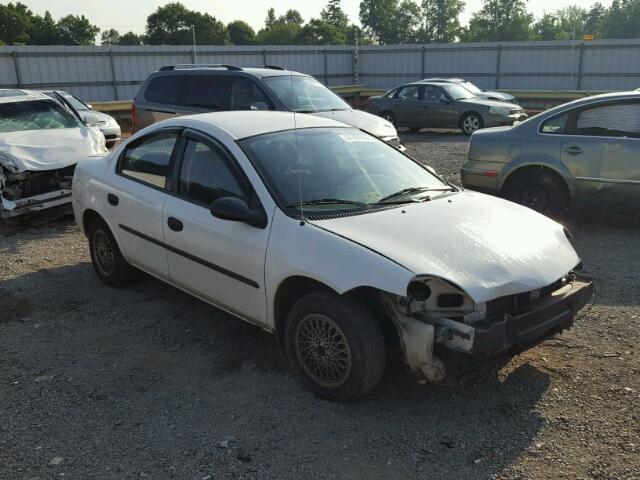 1B3ES26C74D554620 - 2004 DODGE NEON BASE WHITE photo 1