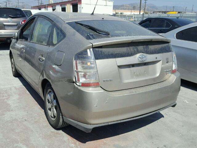 JTDKB20U340054044 - 2004 TOYOTA PRIUS CREAM photo 3