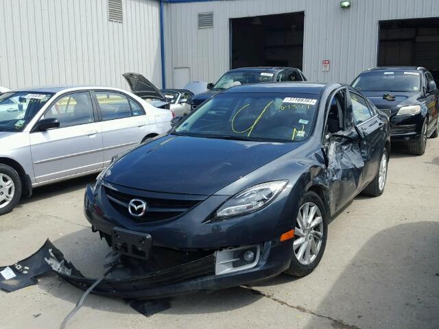 1YVHZ8DH8C5M28939 - 2012 MAZDA 6 GRAY photo 2