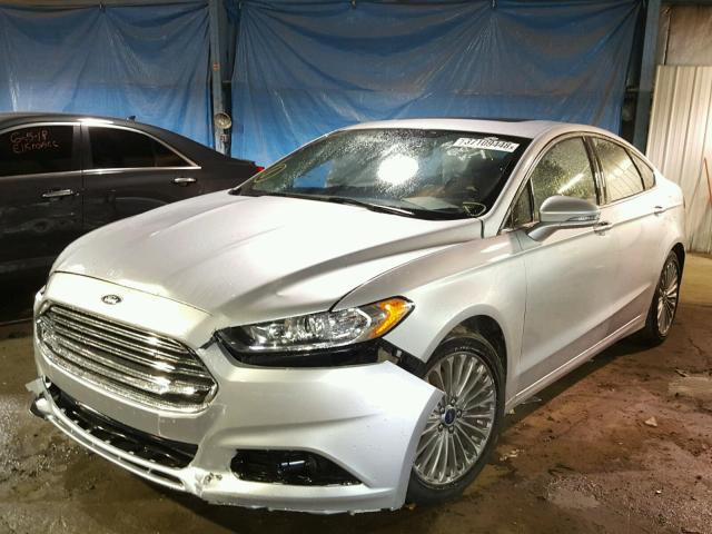 3FA6P0K95FR267389 - 2015 FORD FUSION TIT SILVER photo 2