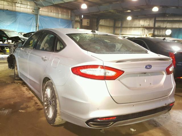 3FA6P0K95FR267389 - 2015 FORD FUSION TIT SILVER photo 3