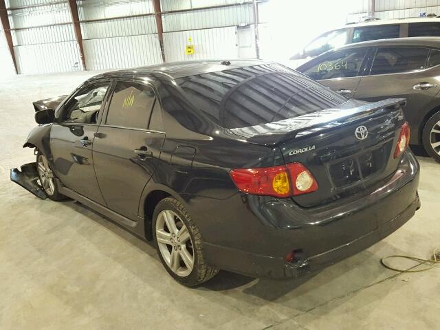 2T1BE4EEXAC038137 - 2010 TOYOTA COROLLA XR 黑色 照片 3