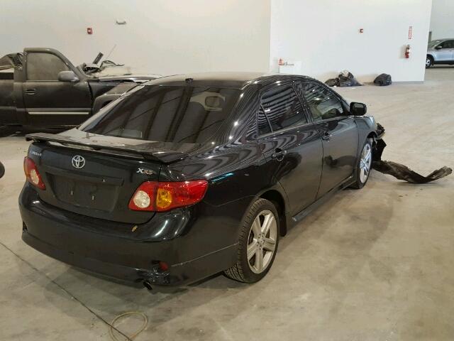 2T1BE4EEXAC038137 - 2010 TOYOTA COROLLA XR 黑色 照片 4