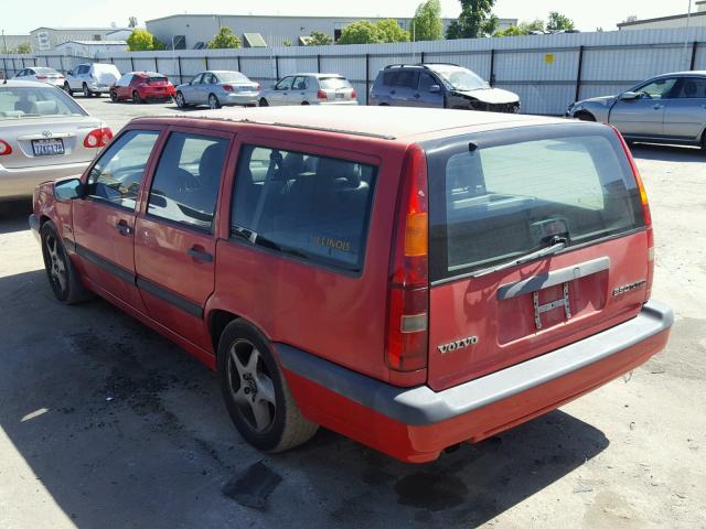 YV1LW5716R2046421 - 1994 VOLVO 850 RED photo 3