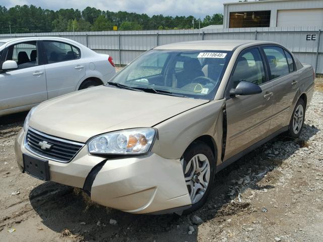 1G1ZS53816F245100 - 2006 CHEVROLET MALIBU LS Qızıl foto 2
