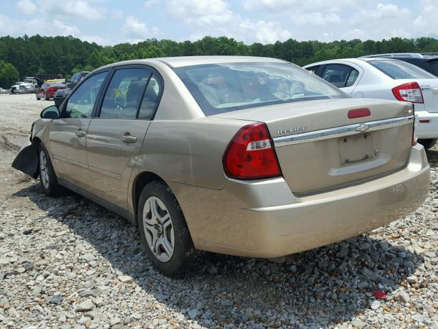 1G1ZS53816F245100 - 2006 CHEVROLET MALIBU LS Qızıl foto 3