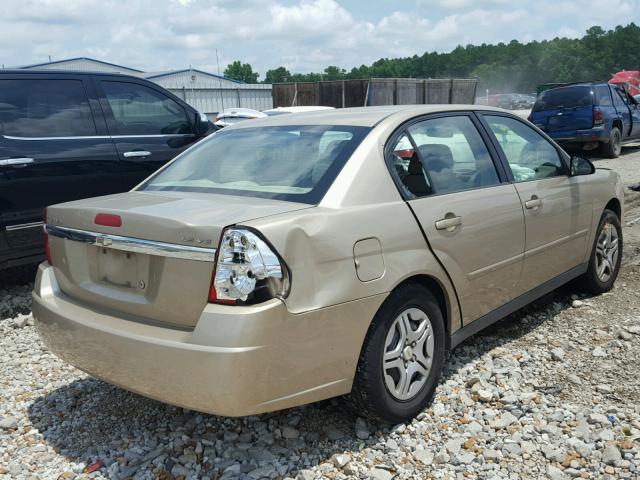 1G1ZS53816F245100 - 2006 CHEVROLET MALIBU LS Qızıl foto 4