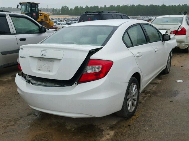 2HGFB2F88CH546284 - 2012 HONDA CIVIC EX WHITE photo 4