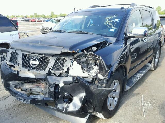 5N1BA0ND7BN602302 - 2011 NISSAN ARMADA BLACK photo 2