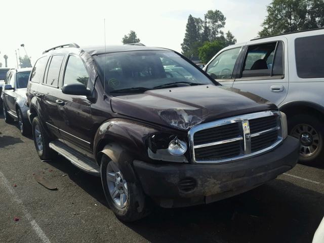 1D4HD38N94F228397 - 2004 DODGE DURANGO ST BURGUNDY photo 1