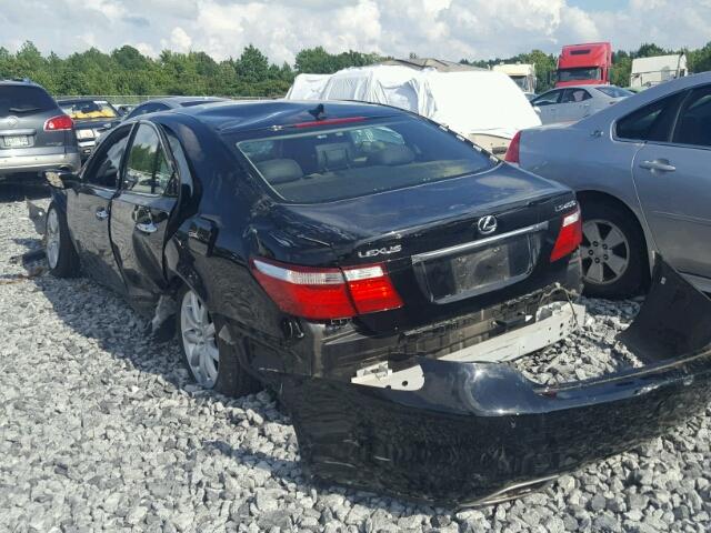 JTHBL46F875023475 - 2007 LEXUS LS 460 BLACK photo 3