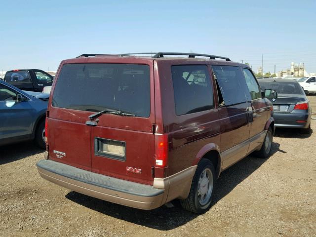 1GKDM19X23B516336 - 2003 GMC SAFARI XT BURGUNDY photo 4