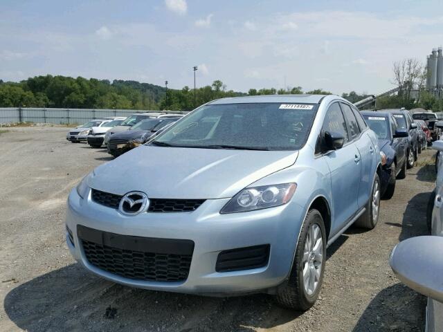 JM3ER293970107635 - 2007 MAZDA CX-7 BLUE photo 2