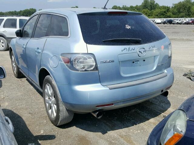 JM3ER293970107635 - 2007 MAZDA CX-7 BLUE photo 3