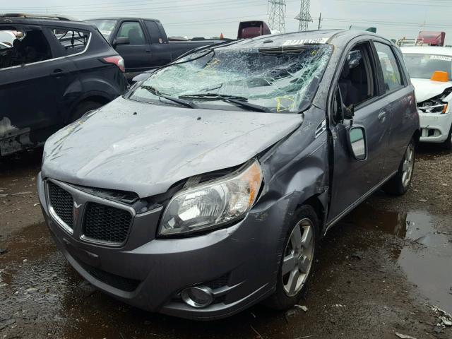 KL2TD66E39B669410 - 2009 PONTIAC G3 GRAY photo 2