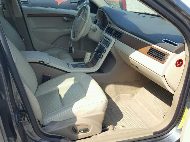 YV1AS982581074667 - 2008 VOLVO S80 3.2 GRAY photo 5