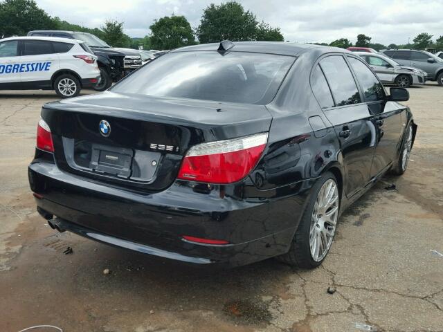 WBANW135X8CZ80829 - 2008 BMW 535I BLACK photo 4