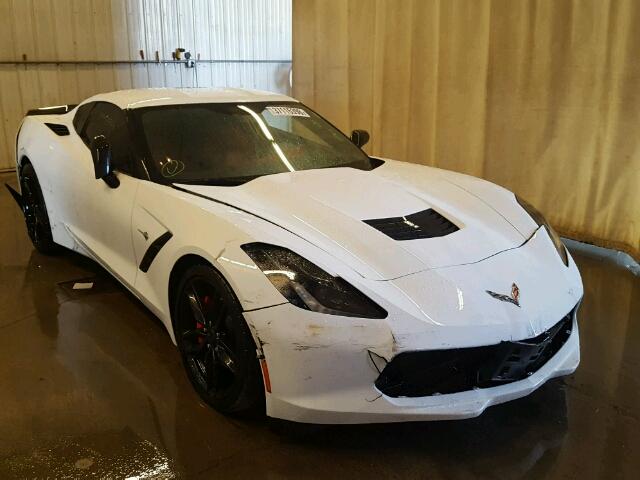 1G1YF2D79G5107381 - 2016 CHEVROLET CORVETTE S WHITE photo 1