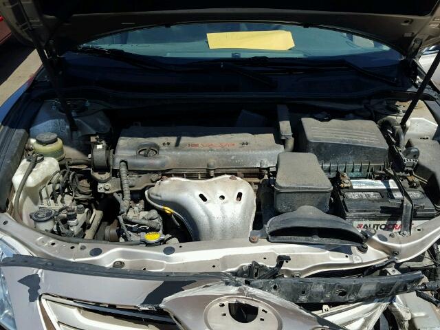 4T1BE46K39U304211 - 2009 TOYOTA CAMRY/SE/L GOLD photo 7