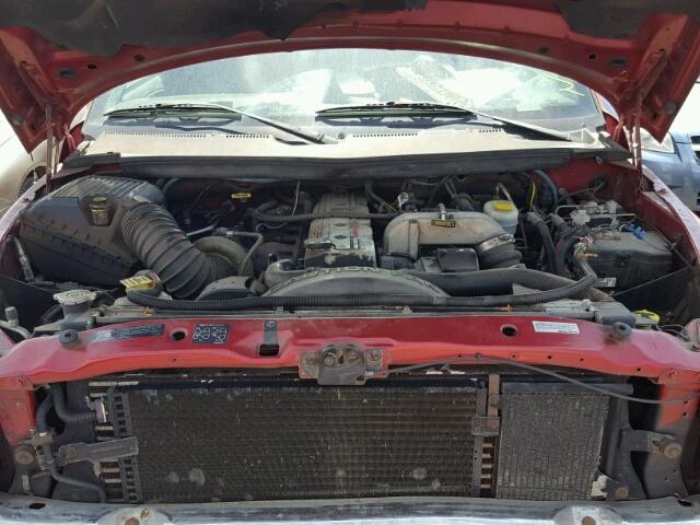 3B7KF2363XG173987 - 1999 DODGE RAM 2500 RED photo 7