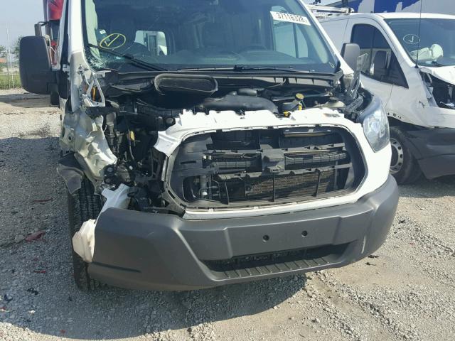 1FTNE2YM3FKB31074 - 2015 FORD TRANSIT T- WHITE photo 9