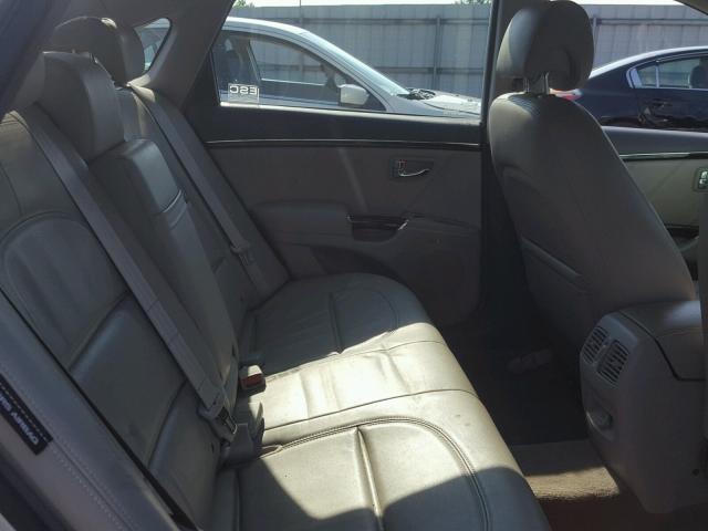 KMHFC46F59A341966 - 2009 HYUNDAI AZERA SE SILVER photo 6