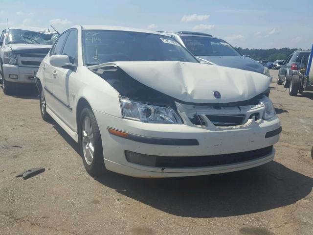 YS3FD49Y361022911 - 2006 SAAB 9-3 BASE WHITE photo 1